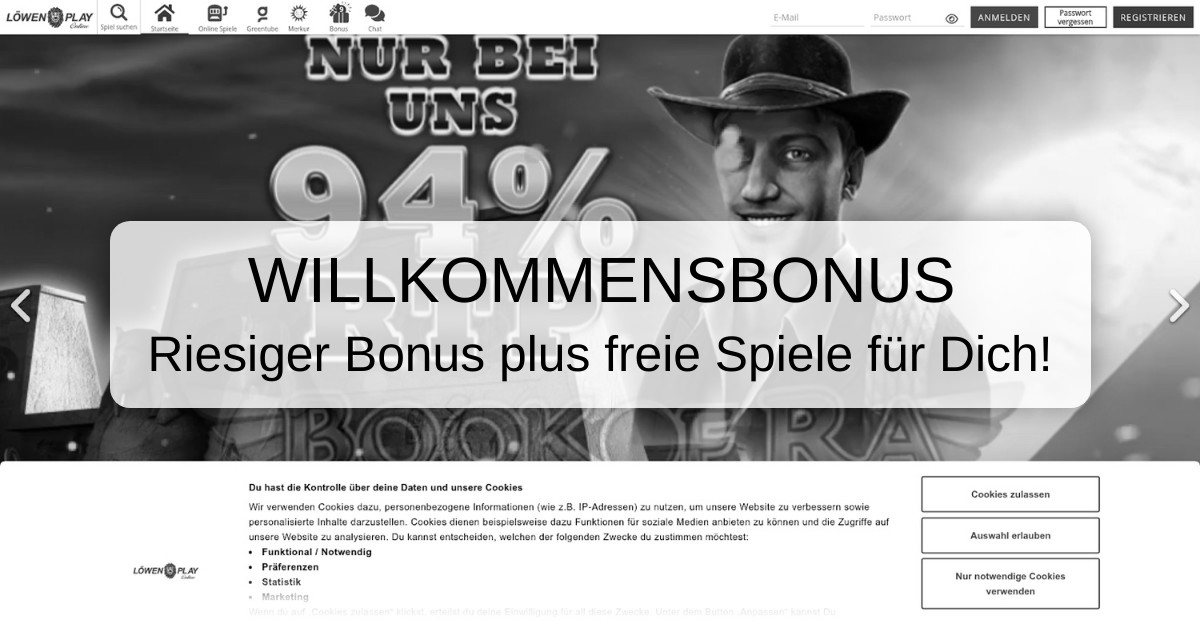 Entdecken Sie LÖWEN PLAY Casino in Deutschland - Top Boni!
